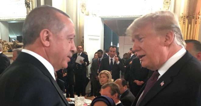 Cumhurbaşkanı Erdoğan, Trump ile görüştü 