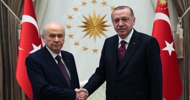 Erdoğan ile Bahçeli görüştü