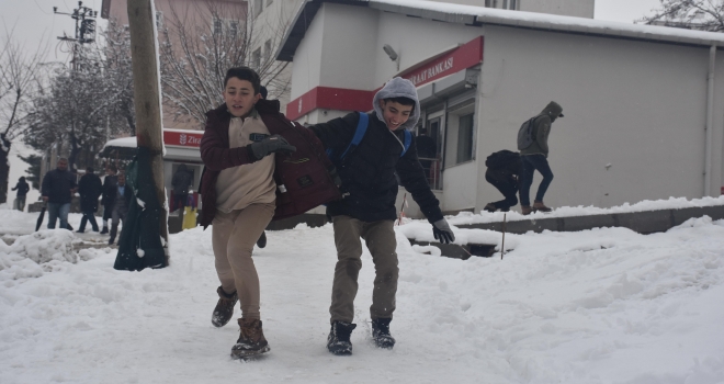 Kırklareli'nde eğitime kar engeli 