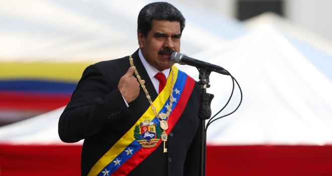 Venezuela Devlet Başkanı Maduro: Guaido'nun geçici devlet başkanlığını ilan etmesi yargının elinde