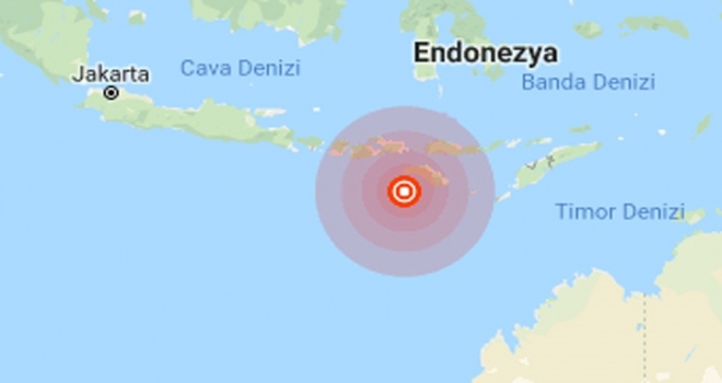 Endonezya'da 6,6 büyüklüğünde deprem