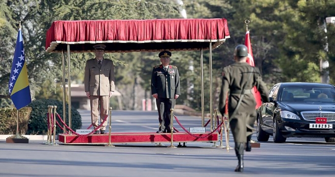 Orgeneral Güler Bosna Hersek Genelkurmay Başkanı ile görüştü