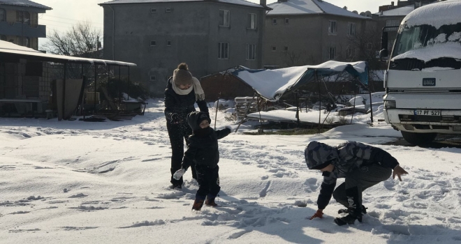 Eğitime fırtına ve kar yağışı engeli