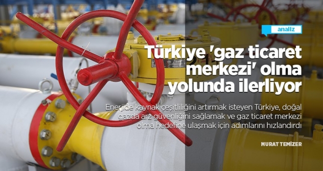 Türkiye 'gaz ticaret merkezi' olma yolunda ilerliyor